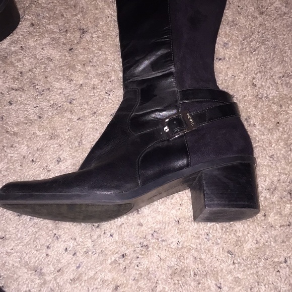 Calvin Klein leather and suede zip boots - Picture 3 of 7